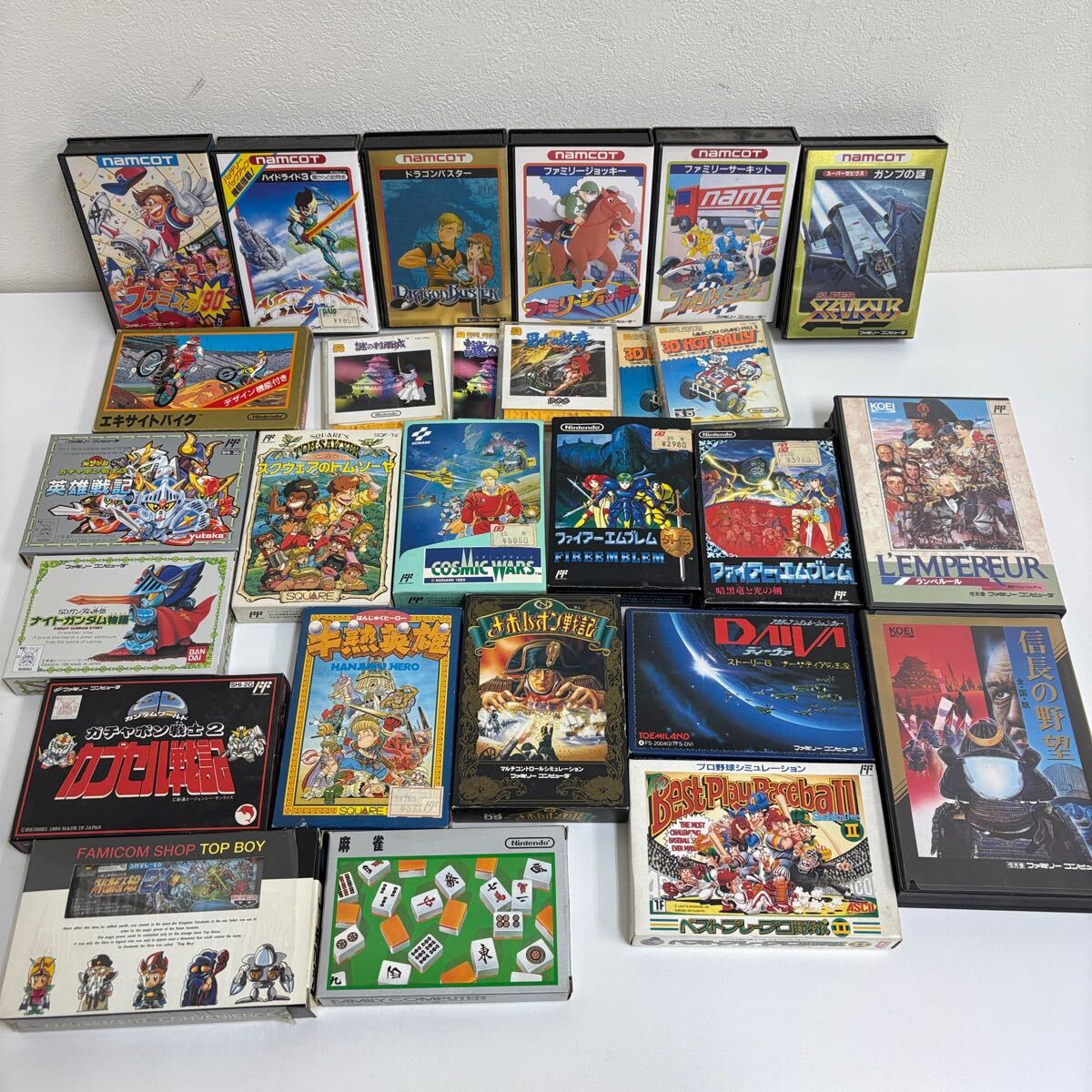 ファミコン ソフト 箱説付 ファイヤーエンブレム ナポレオン戦記 他 まとめて